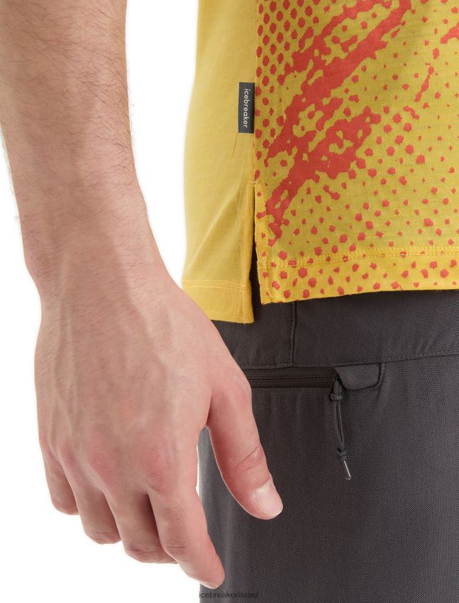 הַלבָּשָׁה Icebreaker שובל לחולצת טריקו עם שרוולים קצרים של merino sphere ii קַיִץ גברים 42N8VN44