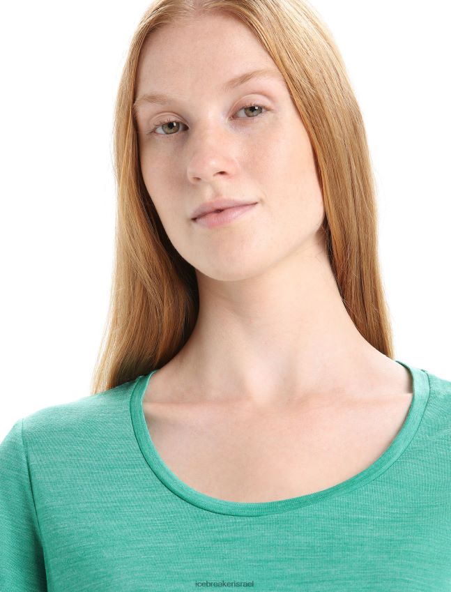 הַלבָּשָׁה Icebreaker חולצת טריקו עם שרוולים קצרים של merino sphere ii אברש טרי נשים 42N8VN612