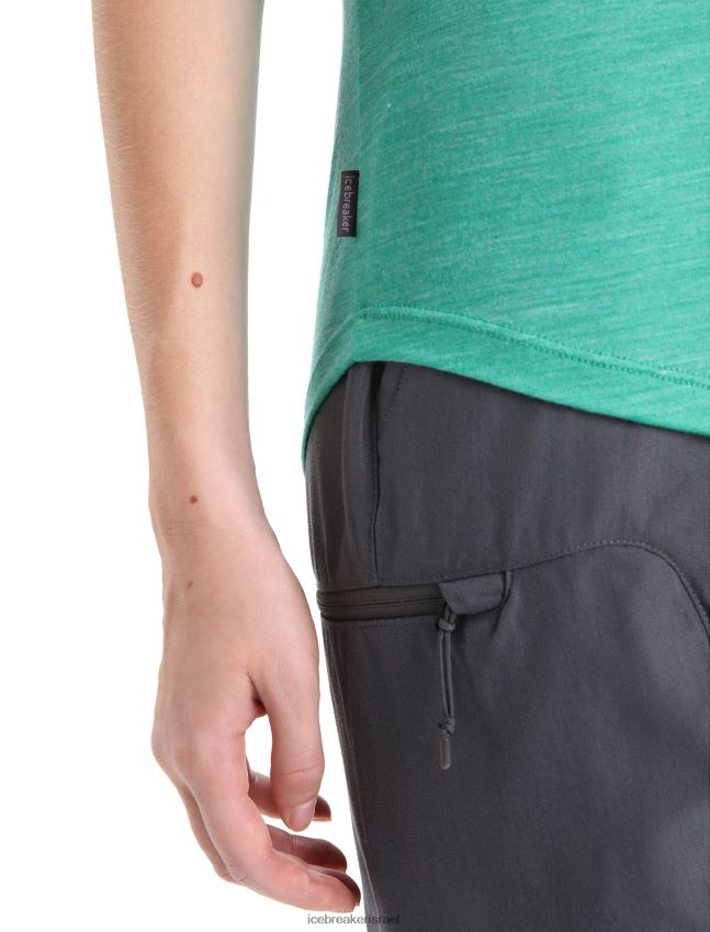 הַלבָּשָׁה Icebreaker חולצת טריקו עם שרוולים קצרים של merino sphere ii אברש טרי נשים 42N8VN612