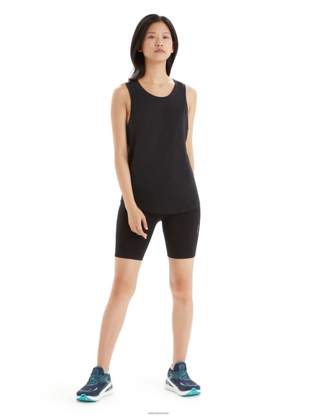הַלבָּשָׁה Icebreaker טנק merino sphere ii שָׁחוֹר נשים 42N8VN617