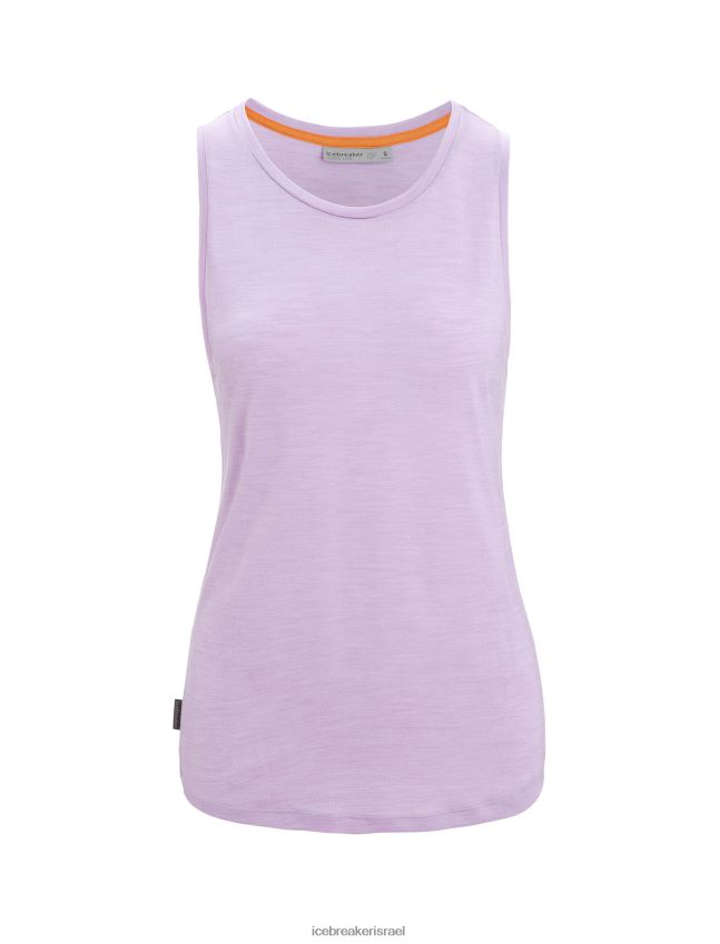 הַלבָּשָׁה Icebreaker טנק merino sphere ii מבט סגול נשים 42N8VN619