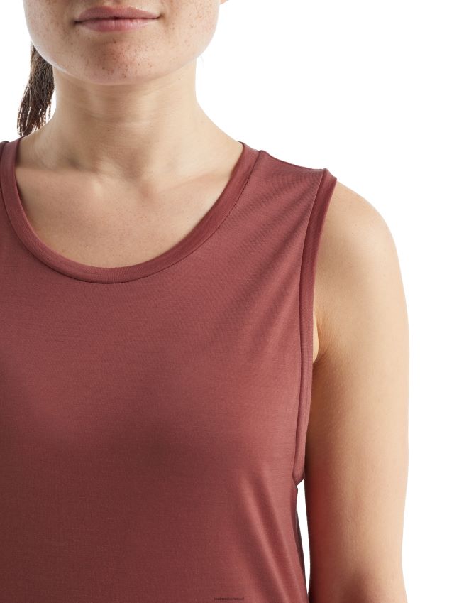 הַלבָּשָׁה Icebreaker טנק merino sphere ii עַנָב נשים 42N8VN807