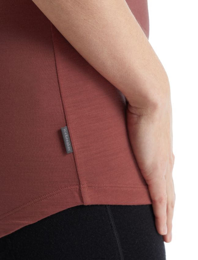 הַלבָּשָׁה Icebreaker טנק merino sphere ii עַנָב נשים 42N8VN807