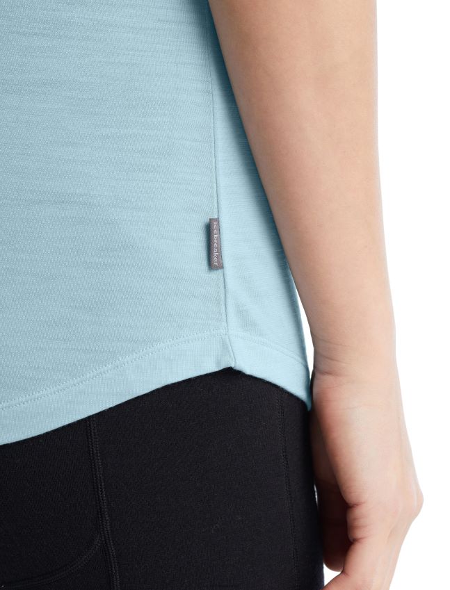 הַלבָּשָׁה Icebreaker טנק merino sphere ii עֲרָפֶל נשים 42N8VN808