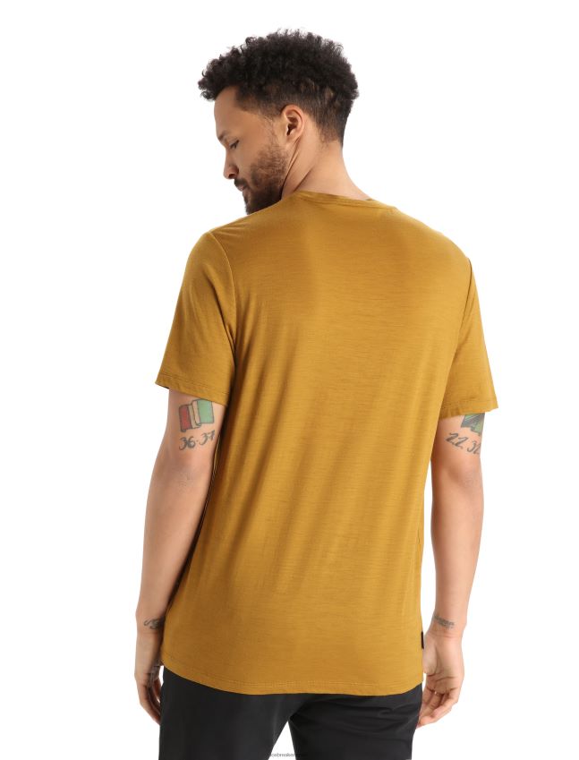 הַלבָּשָׁה Icebreaker merino tech lite ii חולצת טריקו עם שרוולים קצרים סקי יטי צפורן גברים 42N8VN363