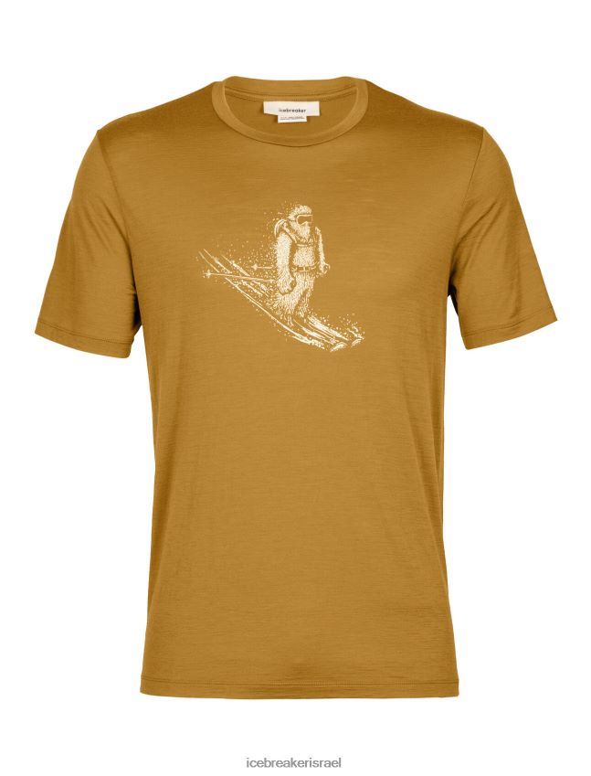 הַלבָּשָׁה Icebreaker merino tech lite ii חולצת טריקו עם שרוולים קצרים סקי יטי צפורן גברים 42N8VN363