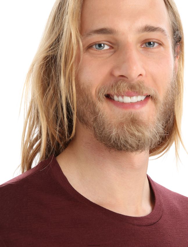 הַלבָּשָׁה Icebreaker merino tech lite ii חולצת טריקו עם שרוולים קצרים באלפים טבעיים אספרסו גברים 42N8VN368