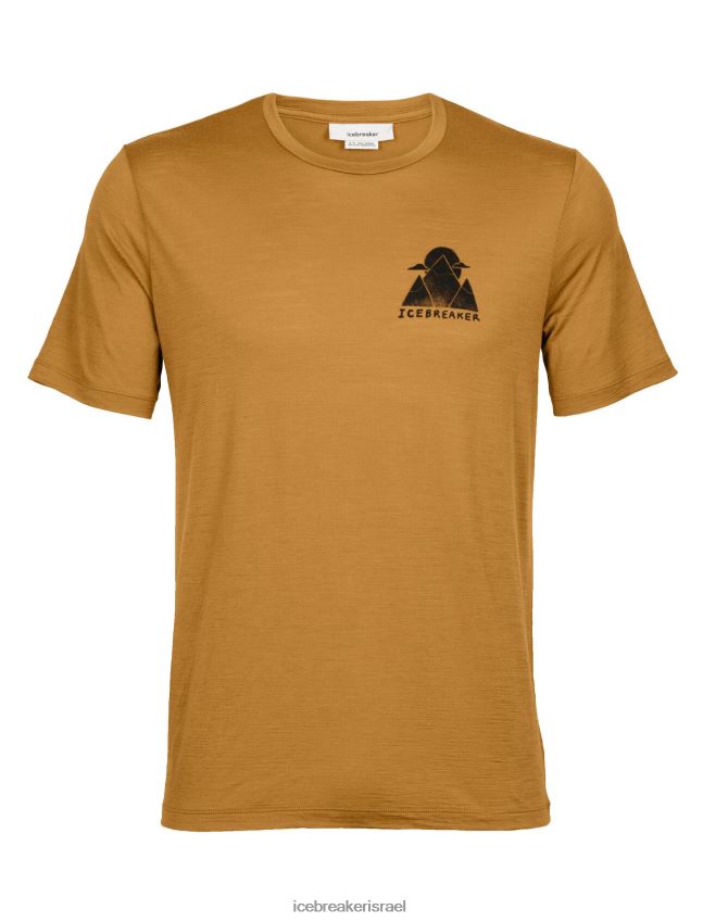 הַלבָּשָׁה Icebreaker merino tech lite ii חולצת טריקו עם שרוולים קצרים אלפית הרים צפורן גברים 42N8VN376