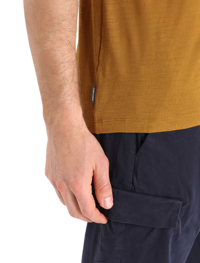 הַלבָּשָׁה Icebreaker merino tech lite ii חולצת טריקו עם שרוולים קצרים ללא פלסטיק צפורן גברים 42N8VN421