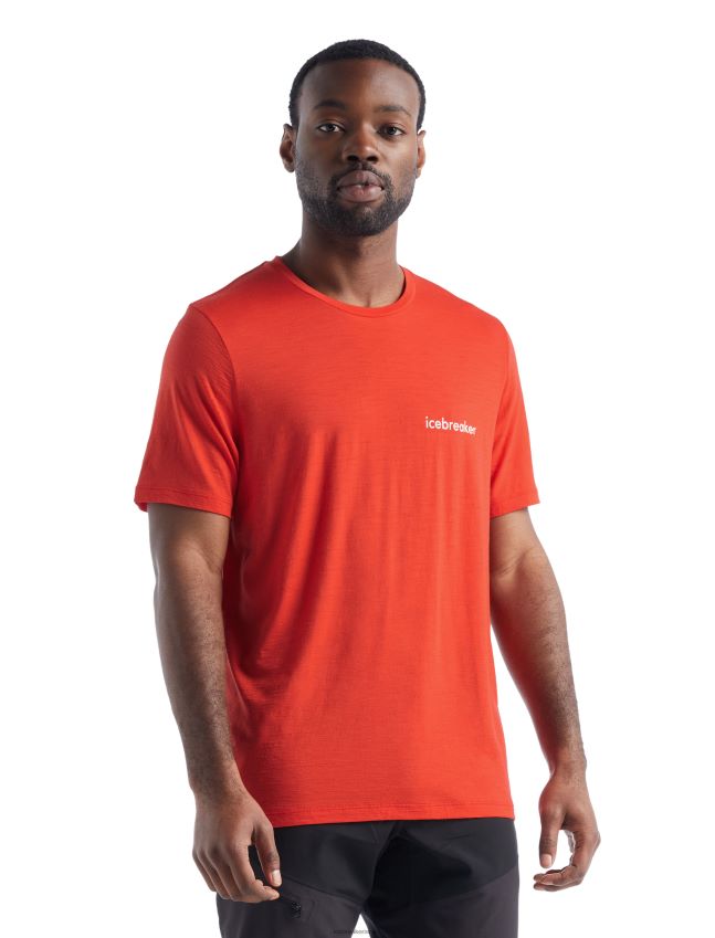 הַלבָּשָׁה Icebreaker merino tech lite ii חולצת טריקו שרוול קצר מועדון מחזור כבשים לָבָה גברים 42N8VN480