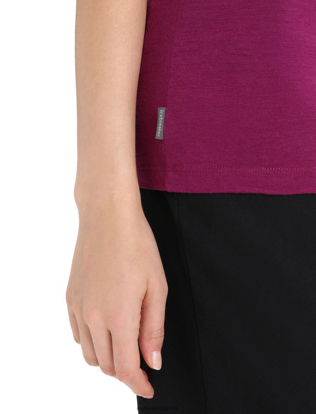 הַלבָּשָׁה Icebreaker merino tech lite ii חולצת טריקו עם שרוולים קצרים ללכת ברי נשים 42N8VN604