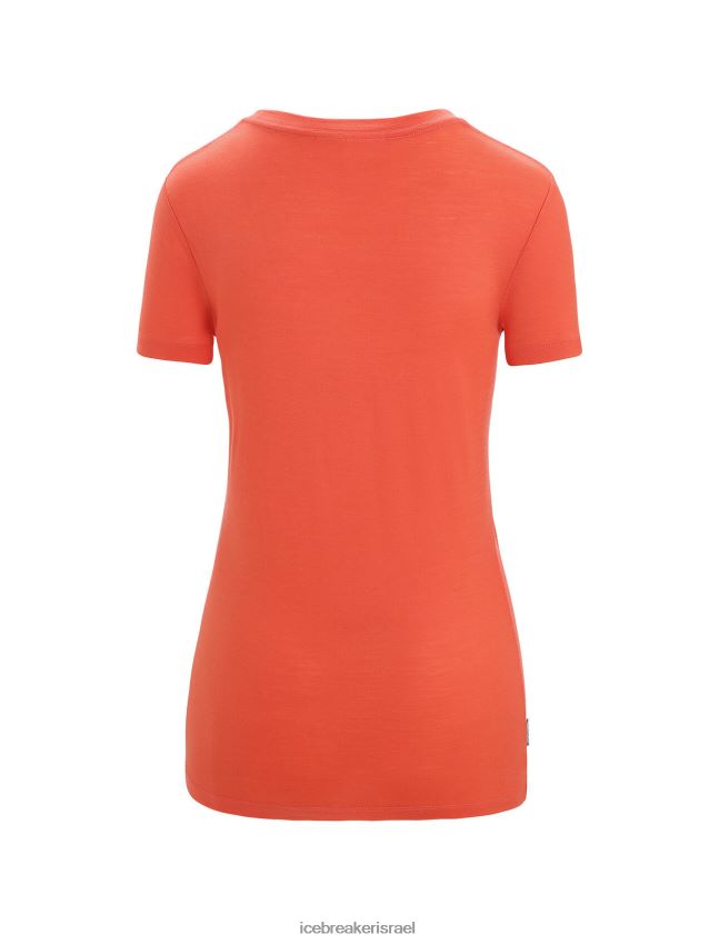 הַלבָּשָׁה Icebreaker merino tech lite ii חולצת טריקו עם שרוולים קצרים שלב הירח אדמה תוססת נשים 42N8VN616
