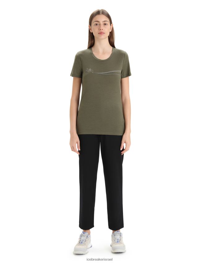 הַלבָּשָׁה Icebreaker merino tech lite ii חולצת טריקו עם שרוולים קצרים לודן נשים 42N8VN633