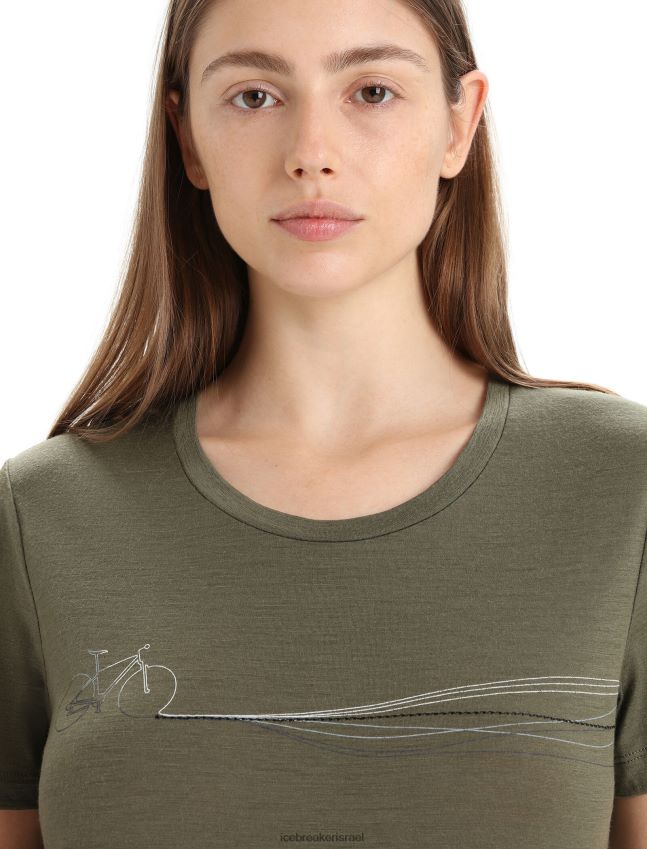 הַלבָּשָׁה Icebreaker merino tech lite ii חולצת טריקו עם שרוולים קצרים לודן נשים 42N8VN633