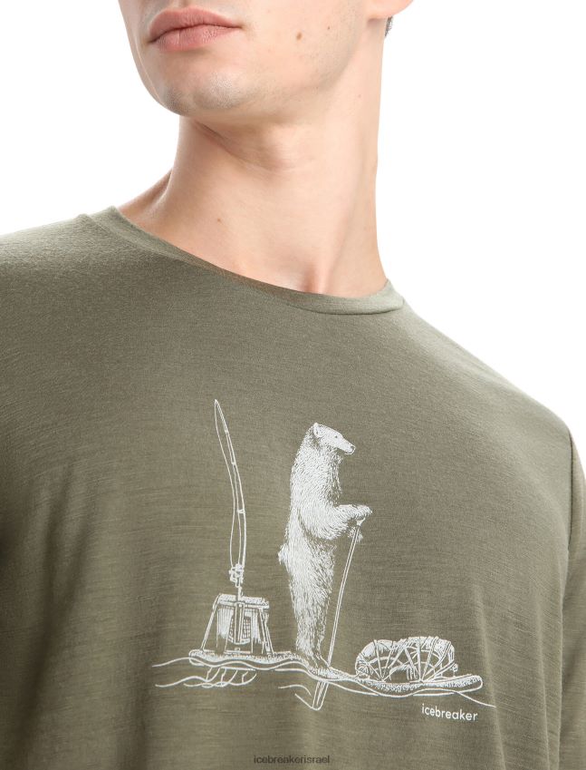 הַלבָּשָׁה Icebreaker merino tech lite ii חולצת טריקו עם שרוול קצר משוט לודן גברים 42N8VN67