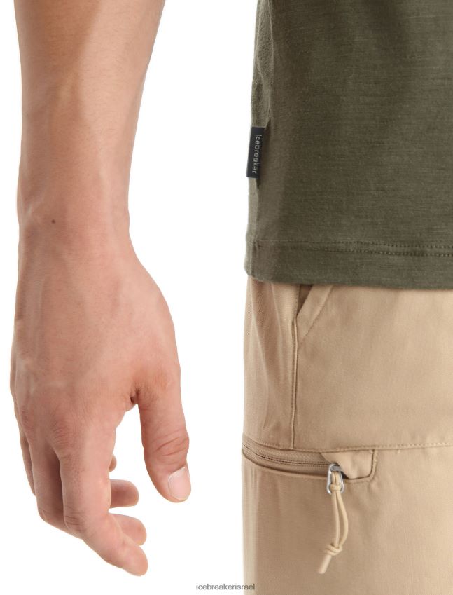 הַלבָּשָׁה Icebreaker merino tech lite ii חולצת טריקו עם שרוול קצר משוט לודן גברים 42N8VN67