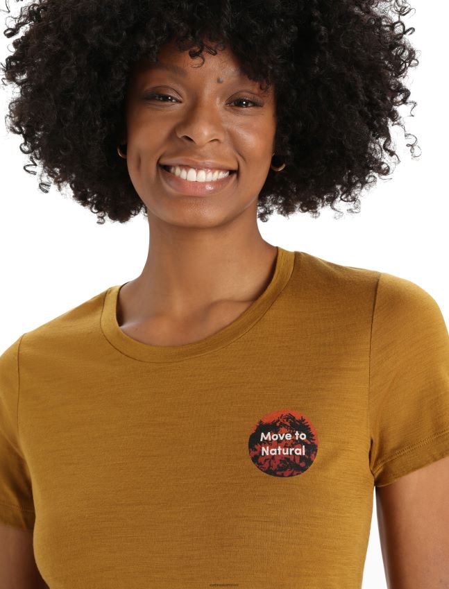 הַלבָּשָׁה Icebreaker merino tech lite ii חולצת טריקו עם שרוולים קצרים באלפים טבעיים צפורן נשים 42N8VN812