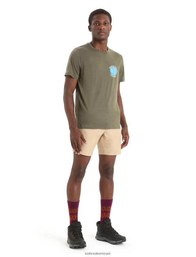 הַלבָּשָׁה Icebreaker merino tech lite ii חולצת טריקו עם שרוולים קצרים אדמה לודן גברים 42N8VN91