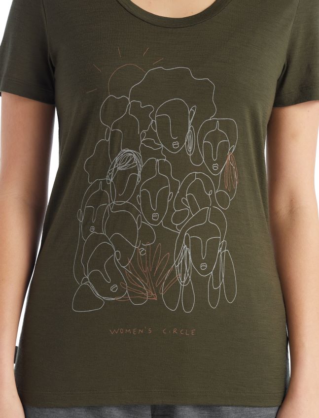 הַלבָּשָׁה Icebreaker merino tech lite ii עיגול חולצת טריקו עם שרוולים קצרים לודן נשים 42N8VN929