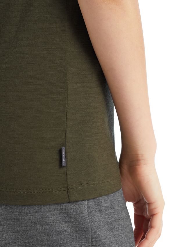 הַלבָּשָׁה Icebreaker merino tech lite ii עיגול חולצת טריקו עם שרוולים קצרים לודן נשים 42N8VN929