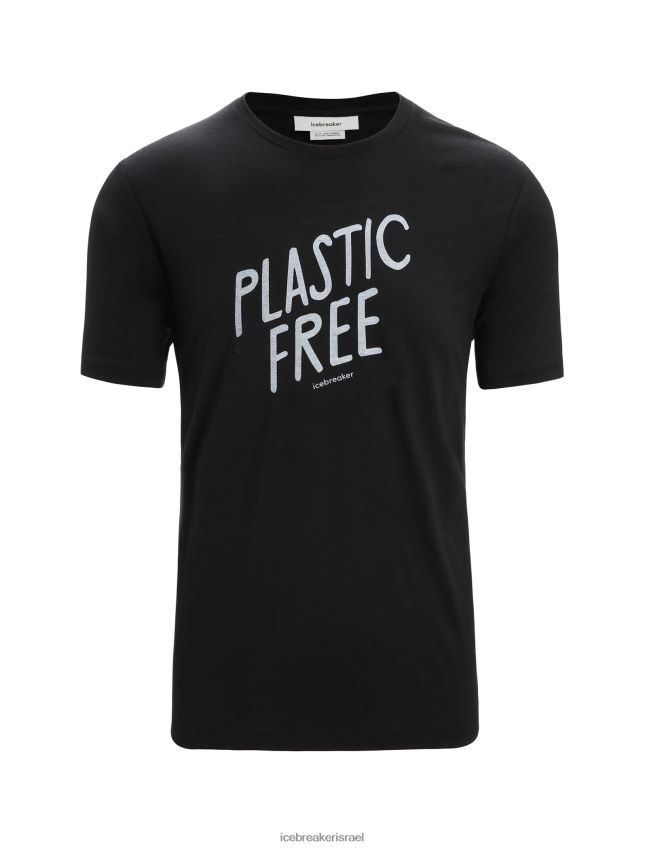 הַלבָּשָׁה Icebreaker merino tech lite ii חולצת טריקו עם שרוולים קצרים טבעית שָׁחוֹר גברים 42N8VN92