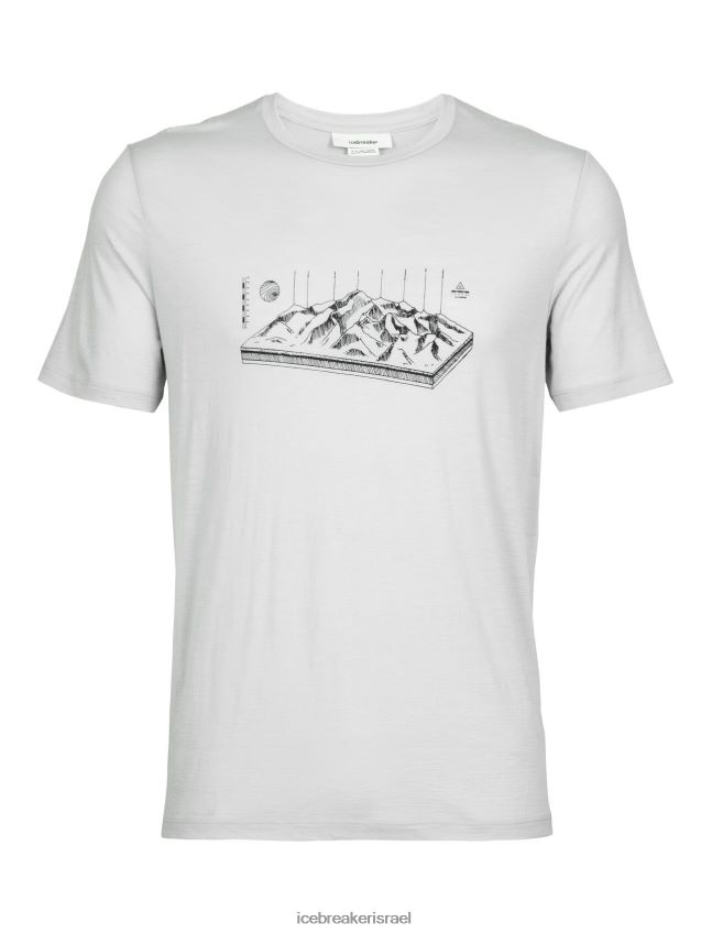 הַלבָּשָׁה Icebreaker merino tech lite ii חולצת טריקו עם שרוולים קצרים alps 3d אֶתֶר גברים 42N8VN432