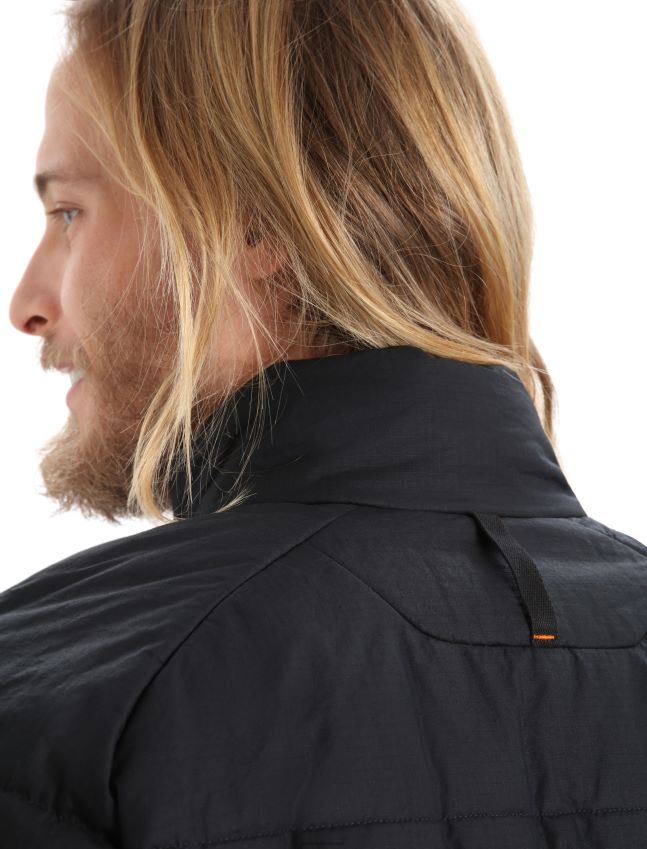 הַלבָּשָׁה Icebreaker מעיל merinoloft collingwood ii שָׁחוֹר גברים 42N8VN242