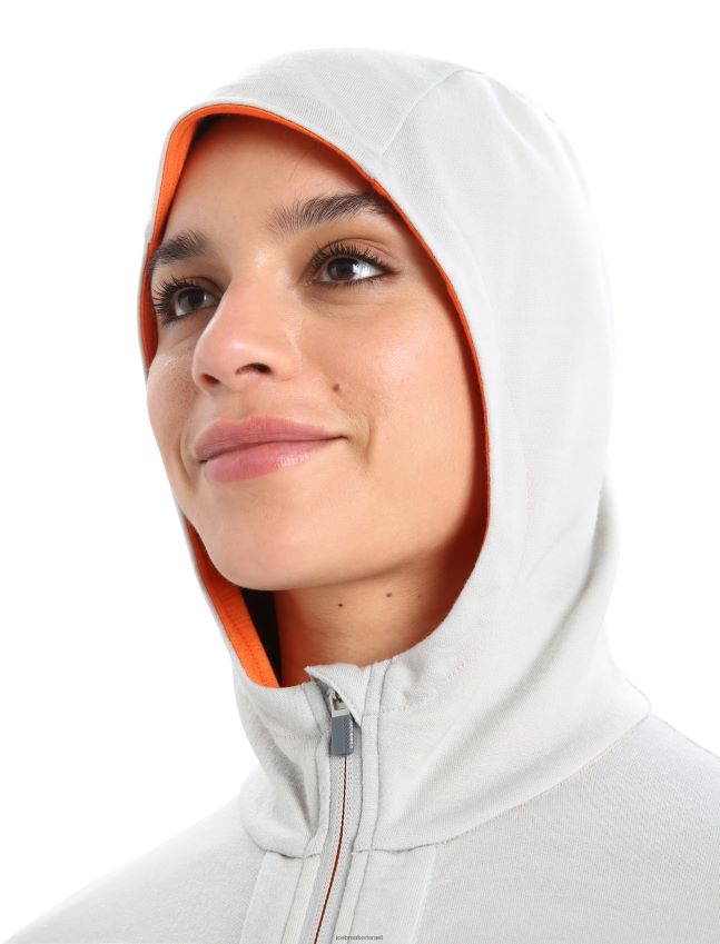 הַלבָּשָׁה Icebreaker קפוצ'ון מרינו quantum iii עם שרוולים ארוכים אתר/פלאש נשים 42N8VN897