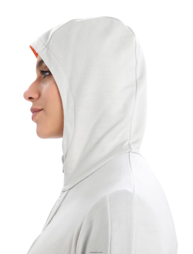 הַלבָּשָׁה Icebreaker קפוצ'ון מרינו quantum iii עם שרוולים ארוכים אתר/פלאש נשים 42N8VN897