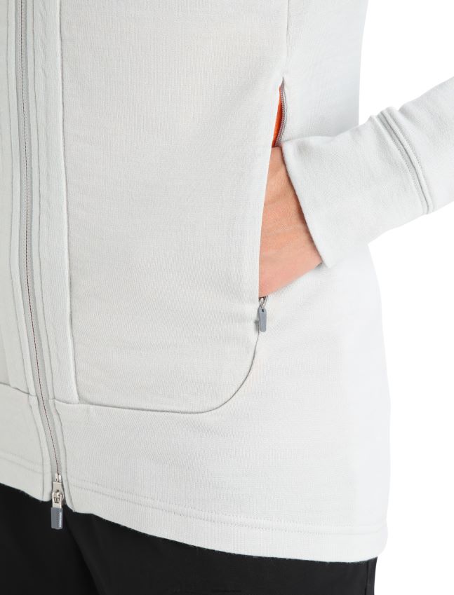 הַלבָּשָׁה Icebreaker קפוצ'ון מרינו quantum iii עם שרוולים ארוכים אתר/פלאש נשים 42N8VN897