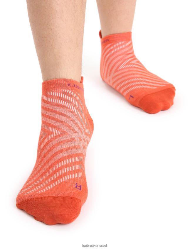 אביזרים Icebreaker מרינו run+ גרבי מיקרו קלות במיוחד אברש אדמה תוסס/גו ברי גברים 42N8VN266