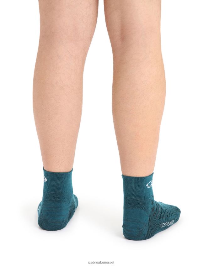 אביזרים Icebreaker מרינו run+ גרבי מיני קלות במיוחד תהילה ירוקה/שלג גברים 42N8VN277