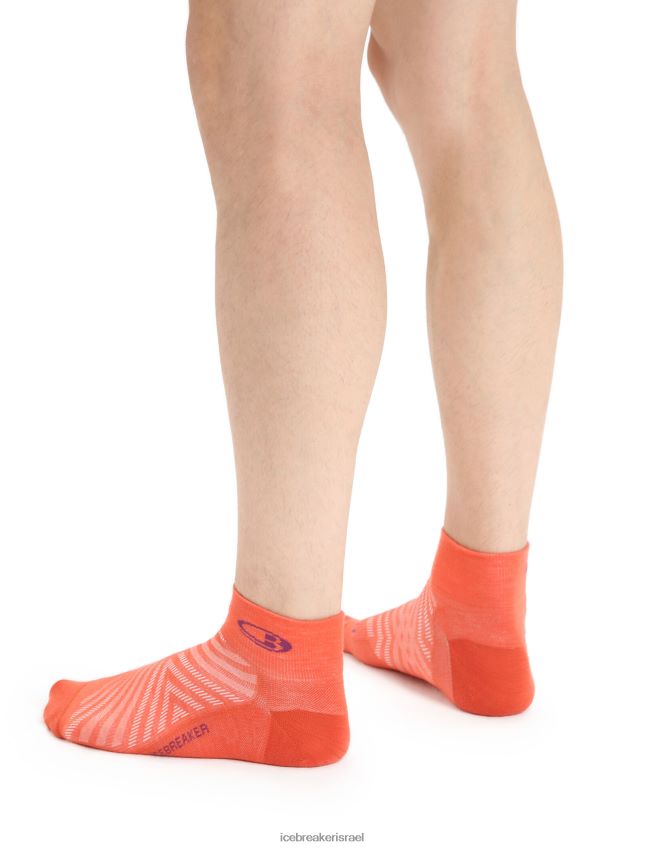 אביזרים Icebreaker מרינו run+ גרבי מיני קלות במיוחד אברש אדמה תוסס/גו ברי גברים 42N8VN278