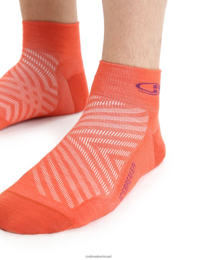 אביזרים Icebreaker מרינו run+ גרבי מיני קלות במיוחד אברש אדמה תוסס/גו ברי גברים 42N8VN278