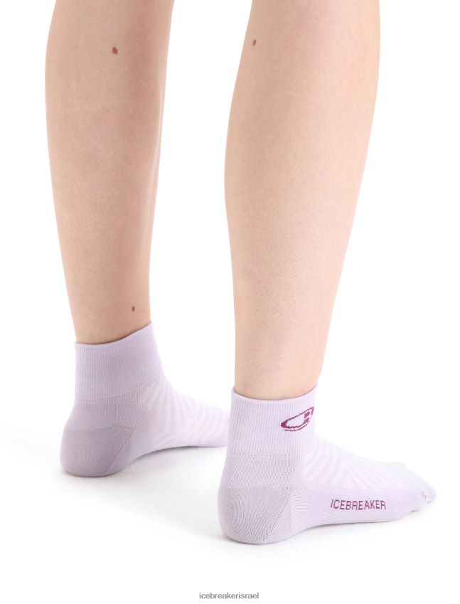 אביזרים Icebreaker מרינו run+ גרבי מיני קלות במיוחד מבט סגול/לך ברי נשים 42N8VN770