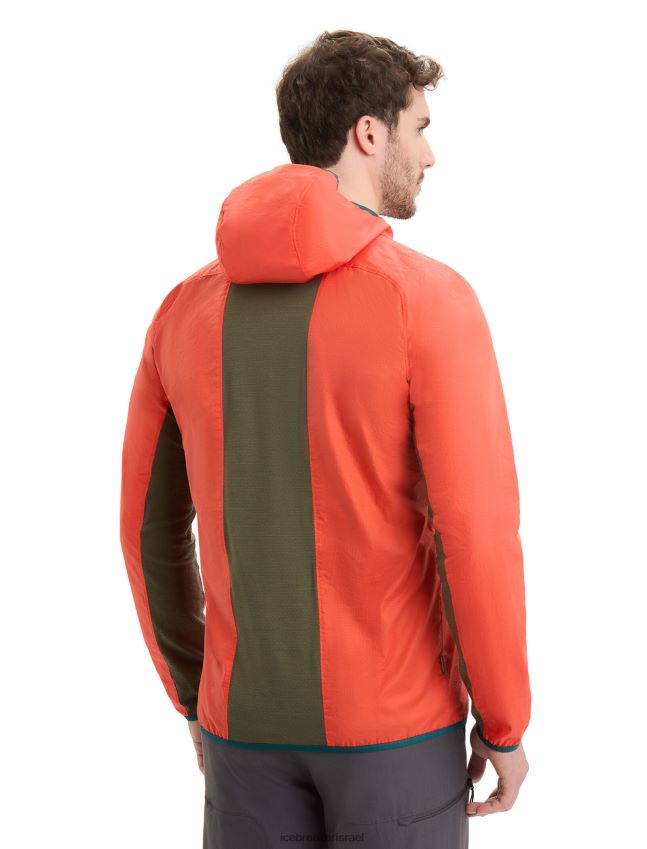 הַלבָּשָׁה Icebreaker מעיל רוח של shell+ כותנה מרינו אדמה/לודן תוסס גברים 42N8VN238