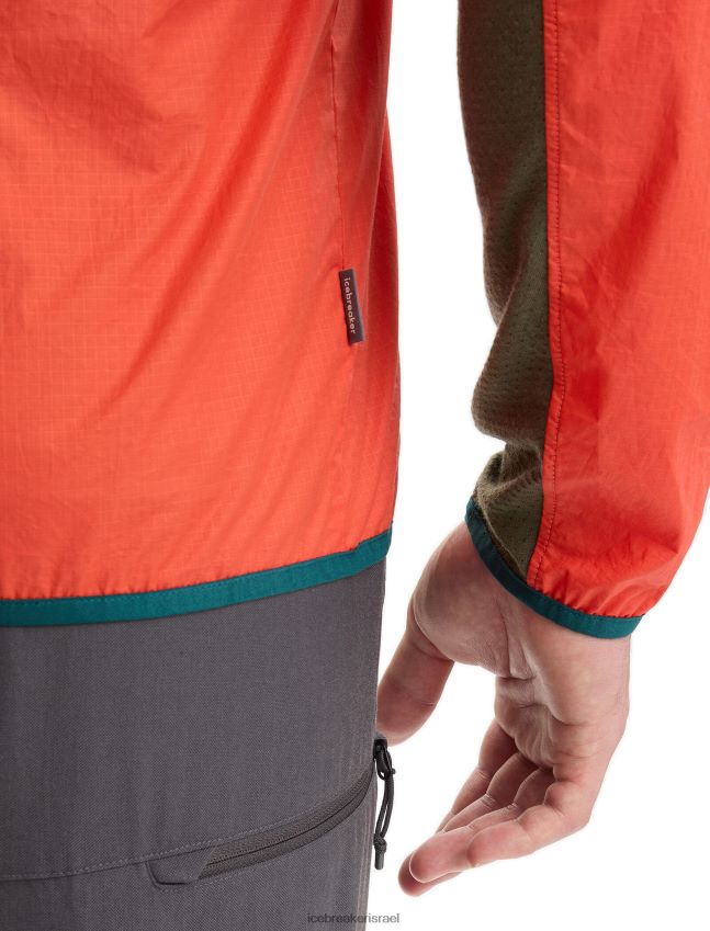 הַלבָּשָׁה Icebreaker מעיל רוח של shell+ כותנה מרינו אדמה/לודן תוסס גברים 42N8VN238