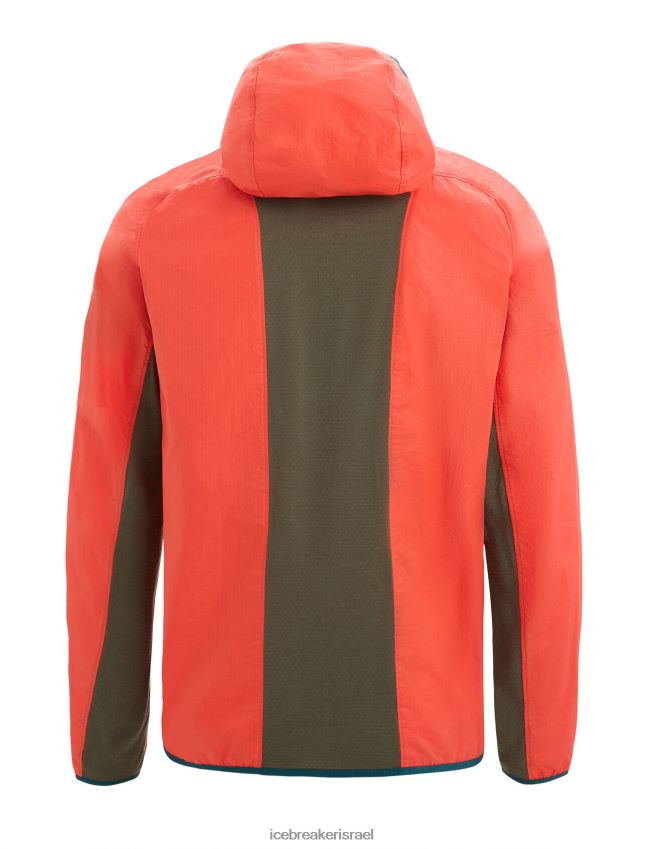 הַלבָּשָׁה Icebreaker מעיל רוח של shell+ כותנה מרינו אדמה/לודן תוסס גברים 42N8VN238