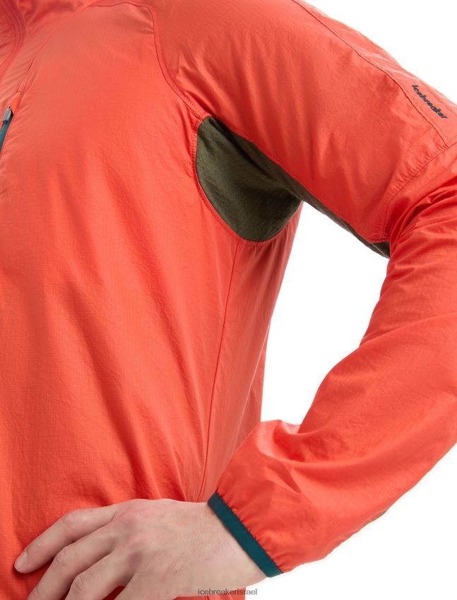 הַלבָּשָׁה Icebreaker מעיל רוח של shell+ כותנה מרינו אדמה/לודן תוסס גברים 42N8VN238