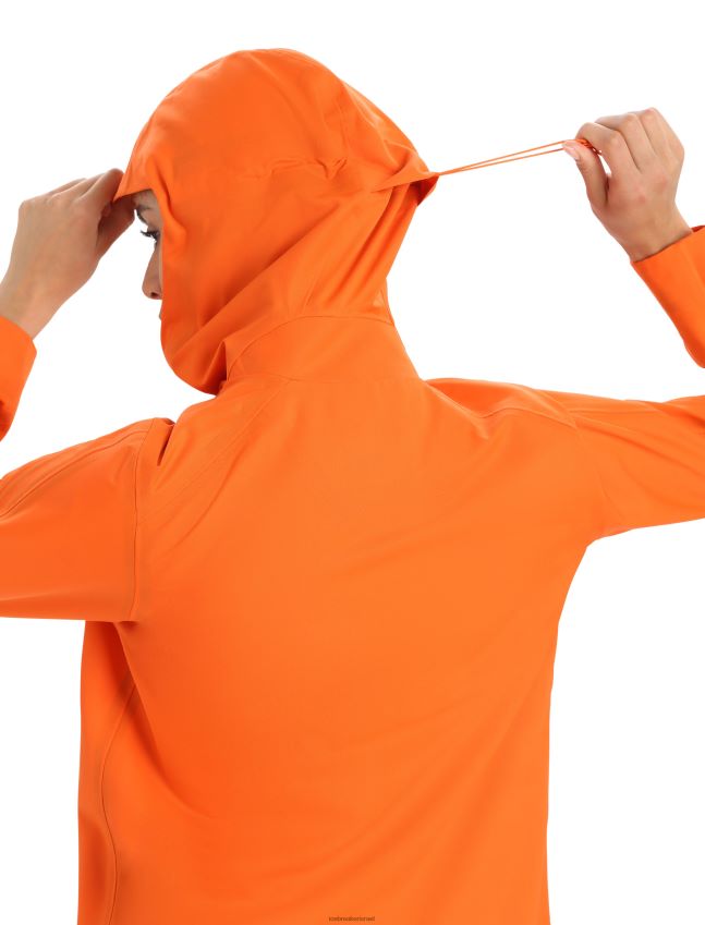 הַלבָּשָׁה Icebreaker מעיל קפוצ'ון shell+ מרינו הֶבזֵק נשים 42N8VN828