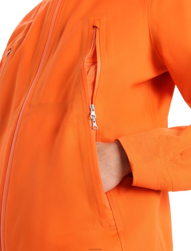 הַלבָּשָׁה Icebreaker מעיל קפוצ'ון shell+ מרינו הֶבזֵק נשים 42N8VN828