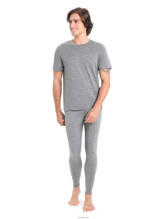 הַלבָּשָׁה Icebreaker מרינו tech lite ii חולצה עם שרוול קצר אברש גריט גברים 42N8VN23