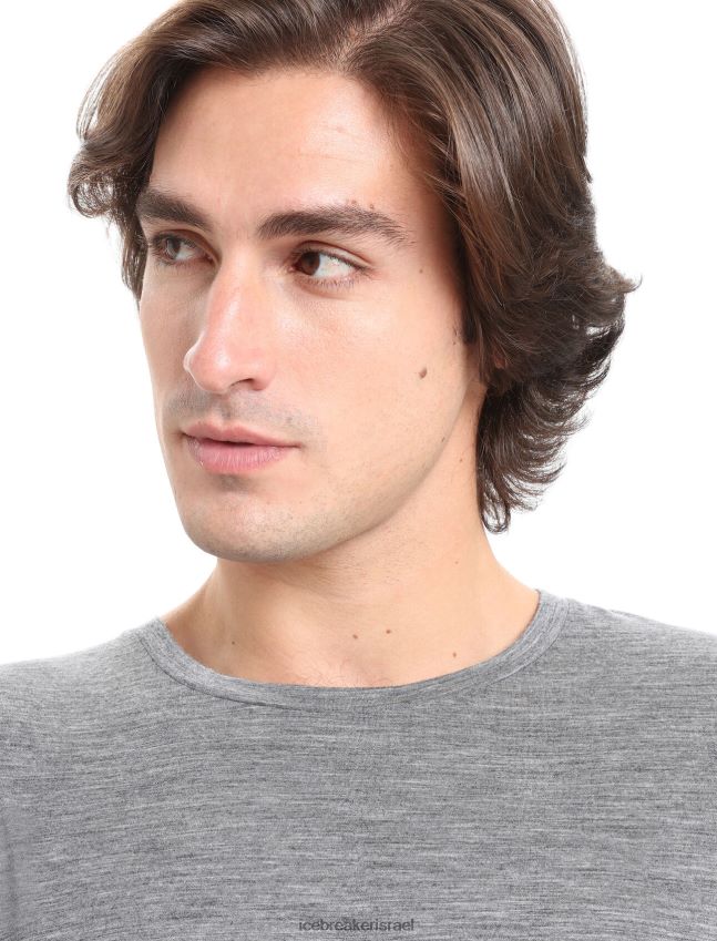 הַלבָּשָׁה Icebreaker מרינו tech lite ii חולצה עם שרוול קצר אברש גריט גברים 42N8VN23