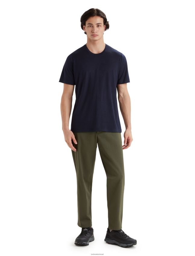 הַלבָּשָׁה Icebreaker מרינו tech lite ii חולצה עם שרוול קצר צי חצות גברים 42N8VN25