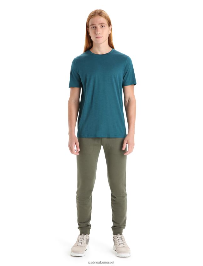 הַלבָּשָׁה Icebreaker מרינו tech lite ii חולצה עם שרוול קצר תהילה ירוקה גברים 42N8VN29