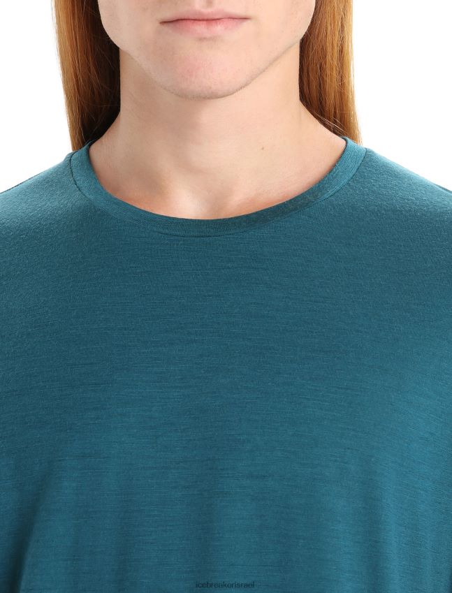 הַלבָּשָׁה Icebreaker מרינו tech lite ii חולצה עם שרוול קצר תהילה ירוקה גברים 42N8VN29