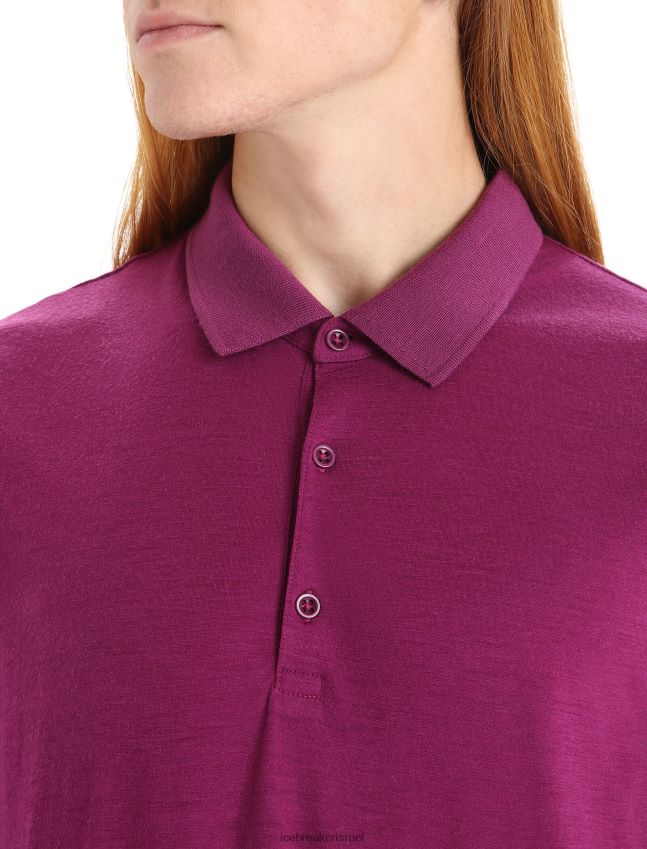 הַלבָּשָׁה Icebreaker מרינו tech lite ii פולו עם שרוול קצר ללכת ברי גברים 42N8VN42