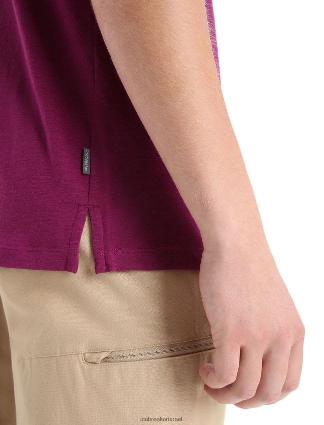 הַלבָּשָׁה Icebreaker מרינו tech lite ii פולו עם שרוול קצר ללכת ברי גברים 42N8VN42