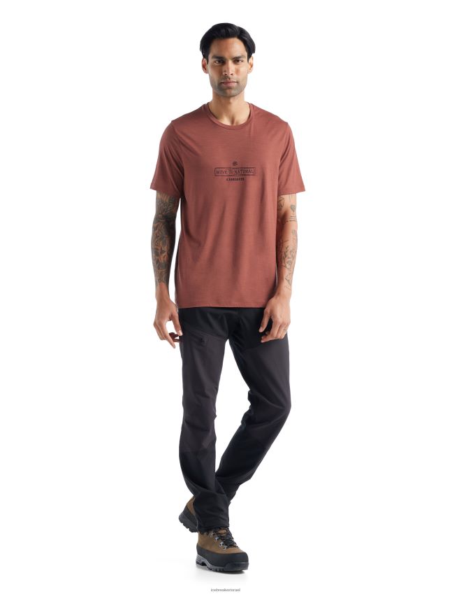 הַלבָּשָׁה Icebreaker מרינו tech lite ii חולצת טריקו עם שרוולים קצרים שגדלה בדרום עַנָב גברים 42N8VN483