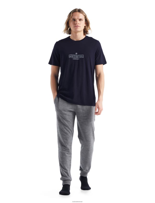 הַלבָּשָׁה Icebreaker מרינו tech lite ii חולצת טריקו עם שרוולים קצרים שגדלה בדרום צי חצות גברים 42N8VN484